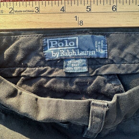 Polo Ralph Lauren Men's Faded Black Prospect Chino Pants Size 36/34 - Picture 4 of 8